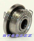 SF692ZZ Flanged Bearing Shielded Stainless Steel 2x6x3 Bearings - VXB Ball Bearings