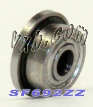 SF692ZZ Flanged Bearing Shielded Stainless Steel 2x6x3 Bearings - VXB Ball Bearings