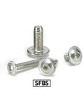 ✝️ SFBS-M3-6 NBK Socket Button Head Cap Screws - Flange 20-Pack - Made in Japan, shown in a set for automation systems.