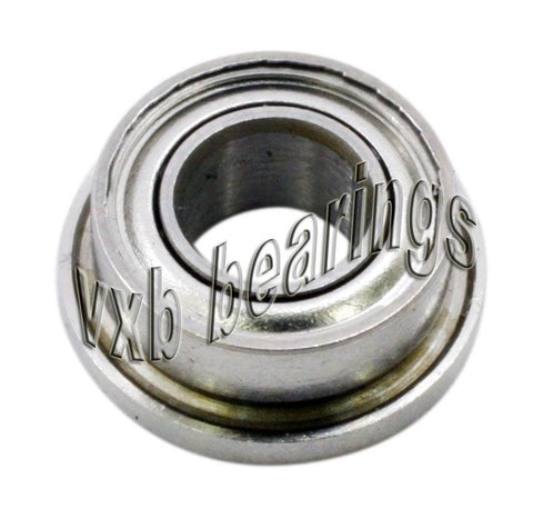 SFR2ZZ ABEC3 OIL Flanged Stainless Steel Bearing 1/8"x3/8"x5/32" inch - VXB Ball Bearings