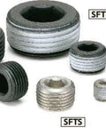 ✝️ SFT-2 Hex Socket Pipe Plugs Special Screws Plugs NBK displayed in varying sizes, designed for smooth motion and stable alignment, 1-pack.