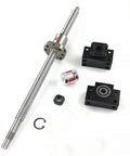 Ball Screw SFU1204, 12mm Diameter, 4mm Lead, 700mm Length, GCr15 Steel,1pcs Ball Screw + Nut + BK/BF10 End Support + Coupler+ End Machining
