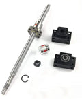 SFU1204 Ball Screw CNC Kit Includes Nut End Supports BK BF10 And Coupler 12mm Diameter Lead 4mm 600mm Length