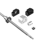 SFU1605 450mm Ball Screw Kit with nut housing, bracket, end supports BK BF10 for CNC milling.