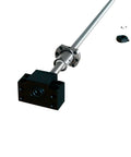 Ball Screw CNC Parts SFU1605 RM1605 16mm 700mm with Metal Deflector Ball Screw nut + End Supports BK12/BF12, side view