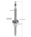 SFU1605 Ball Screw Assembly 16mm Diameter Lead 5mm 700mm Length With Anti Backlash Nut For BK BF12 CNC Machines