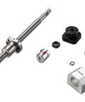 SFU1605 Ball Screw CNC Kit 16mm Diameter Lead 5mm with nut, FK FF12 supports, coupler and housing for CNC machines