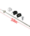Ball Screw Kit SFU1605 1500mm 16mm Diameter With BK12 BF12 End Supports, Ball Nut Housing, and Coupler for CNC Machines