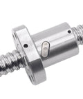 Close-up of SFU1605 450mm Ball Screw Set with RM1605 Metal Nut for CNC Machines, showing detailed threading and nut design.