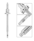 SFU1605 Ball Screw With No Side End Supports, 300mm Rolled Ballscrew With Ball Nut, High Precision Linear Drive for CNC Machines