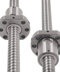 Close-up of SFU3205 Linear Motion Ball Screw 400mm with Anti Backlash Nut, 32mm Diameter, 5mm Lead, C7 Precision