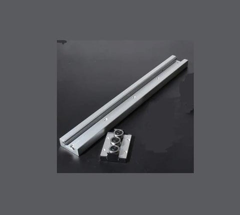 SGR10 6' feet Compact Linear Motion Guide Rail 6 Feet Long + SGB10UU-3 Bearing Block - VXB Ball Bearings