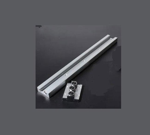 SGR15 2' Feet Compact Linear Motion Guide Rail 2 Feet Long + SGB15UU-3 Bearing Block - VXB Ball Bearings
