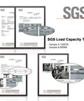 SGS load capacity test certificates for 2 Wheel Trolley Assembly Rollers with Dual Bearings for 1-5/8 Inch & Taller Strut Channel