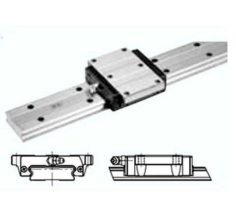 SGW21TE NB made in Japan 21mm Miniature Square Slide Unit Block Linear Motion with no seals - VXB Ball Bearings
