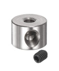 10 Pack Set Screw Shaft Collars With Two Point Zero Five Millimeter Bore 7mm Outside Diameter And 5mm Wide Nickel Plated