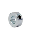 Side view of 8pcs 1/2" Bore Shaft Collar Lock Collar Zinc Plated Solid Steel with Set Screw, showing bore and set screw opening.