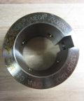 Heavy Duty Shaft Coupling With 1.375 Inch Bore, 3 HSB, top view showing stainless steel material and key way