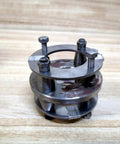 Industrial 1 Inch to 2 Inch Shaft Coupling for Power Transmission Rexnord 114404 PN 114404 on wooden surface