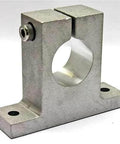 ✝️ NB Linear Systems WH16A 1" inch Shaft Support Supporter for stable alignment, front view of metal holder with mounting base