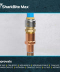 1/2 Inch MNPT Push To Connect Brass Plumbing Adapter For CTS To FNPT Threaded Connections And Quick Connections To PEX Copper CPVC