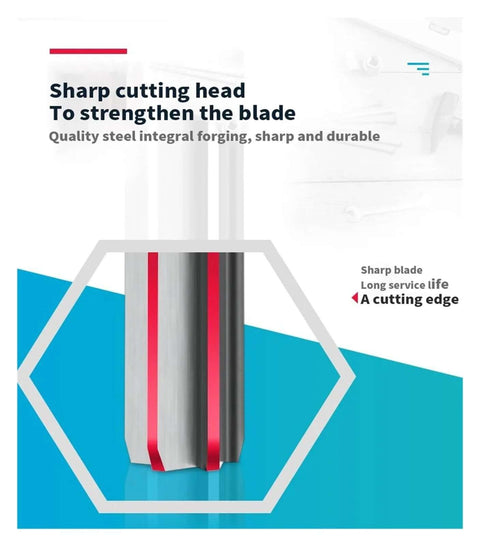 Sharp cutting head of versatile HSS H7 machine reamer workhorse with high-speed steel construction for precision reaming.