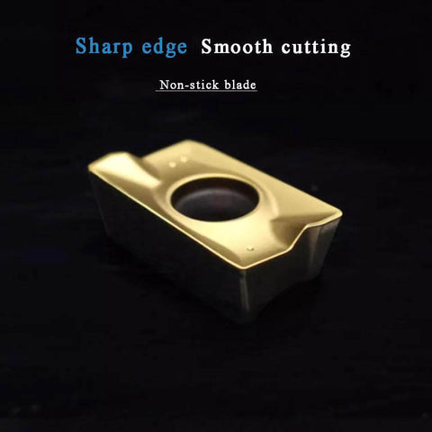 APMT1604 PDER Dual Edge Milling Inserts Pro Grade 50 Pcs CVD Carbide for Steel Finishing and Roughing close-up view