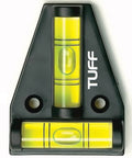 Shatterproof Waterproof Level Tool For RVs And Campers With Spirit Bubble Level, 2-Way T Level Cross Check Leveler, TUFF USA