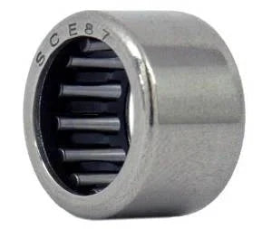 BA2012ZOH Shell-Type Needle Bearing 1-1/4" x 1-1/2" x 3/4" inch, side view, showcasing open-ended needle roller