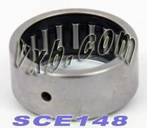 BA148ZOH Shell-Type Needle Bearing 7/8" x 1-1/8" x 1/2" inch, close-up view showing needle rollers and open end