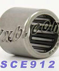 BA912ZOH Shell-Type Needle Bearing 9/16" x 3/4" x 3/4" inch shown in image, ideal for high load applications in limited space.