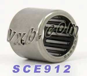 BA912ZOH Shell-Type Needle Bearing 9/16" x 3/4" x 3/4" inch shown in image, ideal for high load applications in limited space.