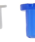 Shift Cable Bushing Kit Replacement For Select Models OE Fix By Dorman Includes Four Bushings Direct Fix For Worn Shifter Cables No Need To Replace Whole Cable Assembly Save Time And Cash - image showing the four included bushings in black, white, and blue colors.