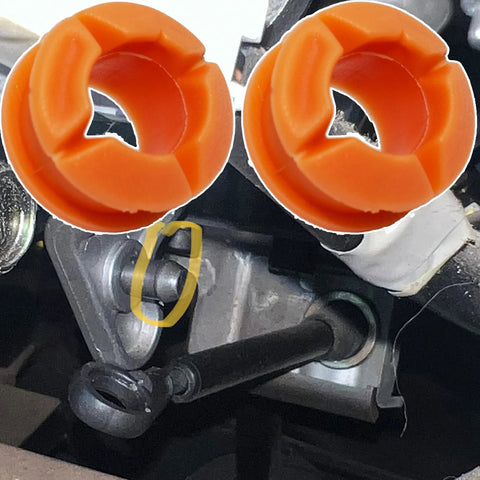 2 Pack Automatic Transmission Shift Cable Bushing Repair Kit for Nissan Armada Frontier Pathfinder Titan Xterra Infiniti QX56 QX80 and Suzuki Equator with Rapid Shift Enhancement for Smoother, Faster Gear Shifts and Easy Install 134193 349351LA0A