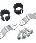 Shift Tube Bushings Shifter Clamps 905-107 905-110 with bushings, clamps, and screws for Ford steering column gear shifter.