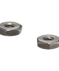 SHNS-8-32 NBK Hex Nuts - Inch Thread- Pack of 10, metallic hex nuts, SUS304, close-up view.