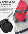 Replacement Caster Wheels Set Of 4 For Shop Vac Vacuum Cleaners 6774200 4201796 Ensures Smooth Movement And Stability