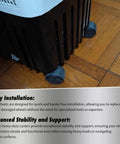 4 Pack Caster Wheels For Vacuum Cleaners Replacement Durable And Easy To Install installed on a vacuum cleaner for mobility