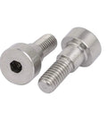 Shoulder Bolt Set With Hex Socket Drive For 304 Stainless Steel Hardware, 6mm Shoulder Diameter, 5mm Shoulder Length, M5 Thread, 5 Pack