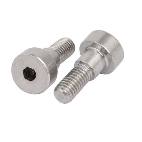 Shoulder Bolt Set With Hex Socket Drive For 304 Stainless Steel Hardware, 6mm Shoulder Diameter, 5mm Shoulder Length, M5 Thread, 5 Pack