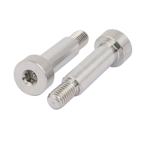 Shoulder Bolts 304 Stainless Steel Hex Socket 10mm Shoulder Diameter 30mm Shoulder Length M8 Thread 5 Pack by Uxcell