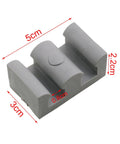 4 Pcs Sliding Shower Door Plastic Bumpers With Screws Glass Specific Anti Collision Buffer for Bathroom Dimensions