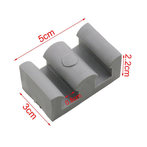 4 Pcs Sliding Shower Door Plastic Bumpers With Screws Glass Specific Anti Collision Buffer for Bathroom Dimensions