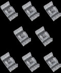 8 Pieces Bathroom Sliding Door Limiter 44mm With 8 Screws Soft Cushioned Plastic Stop For Framed Sliding Shower Doors