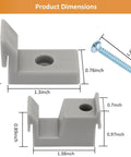 Shower Door Bumpers For Glass And Sliding Shower Doors Guide Bumper Set 3 Pcs Durable Plastic Protects Bathroom Doors