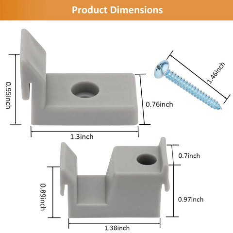 Shower Door Bumpers For Glass And Sliding Shower Doors Guide Bumper Set 3 Pcs Durable Plastic Protects Bathroom Doors