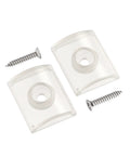 Shower Door Bumpers For Glass Sliding Doors With Screws 2 Pack Wall Jamb Stopper Fits 1 Inch And 1.28 Inch Frames Prevents Violent Door Contact And Collisions In Glass Shower Enclosures