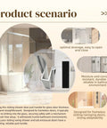 3 Inch Shower Glass Door Handle For Frameless Sliding And Swing Doors, Pull Handle Compatible With Various Glass Thicknesses, Easy Install