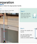 Guide for choosing Square Ladder Pull Back to Back Handle for Frameless Shower Doors Brushed Nickel 304 Stainless Steel.