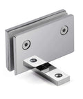 Heavy Duty 360 Degree Shower Glass Door Pivot Hinge Built Tough 304 Stainless Steel Top And Bottom Mount Frameless Door Hardware